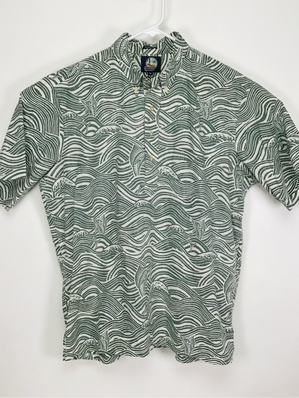 Reyn Spooner men’s short sleeve Hawaiian polo shirt XL